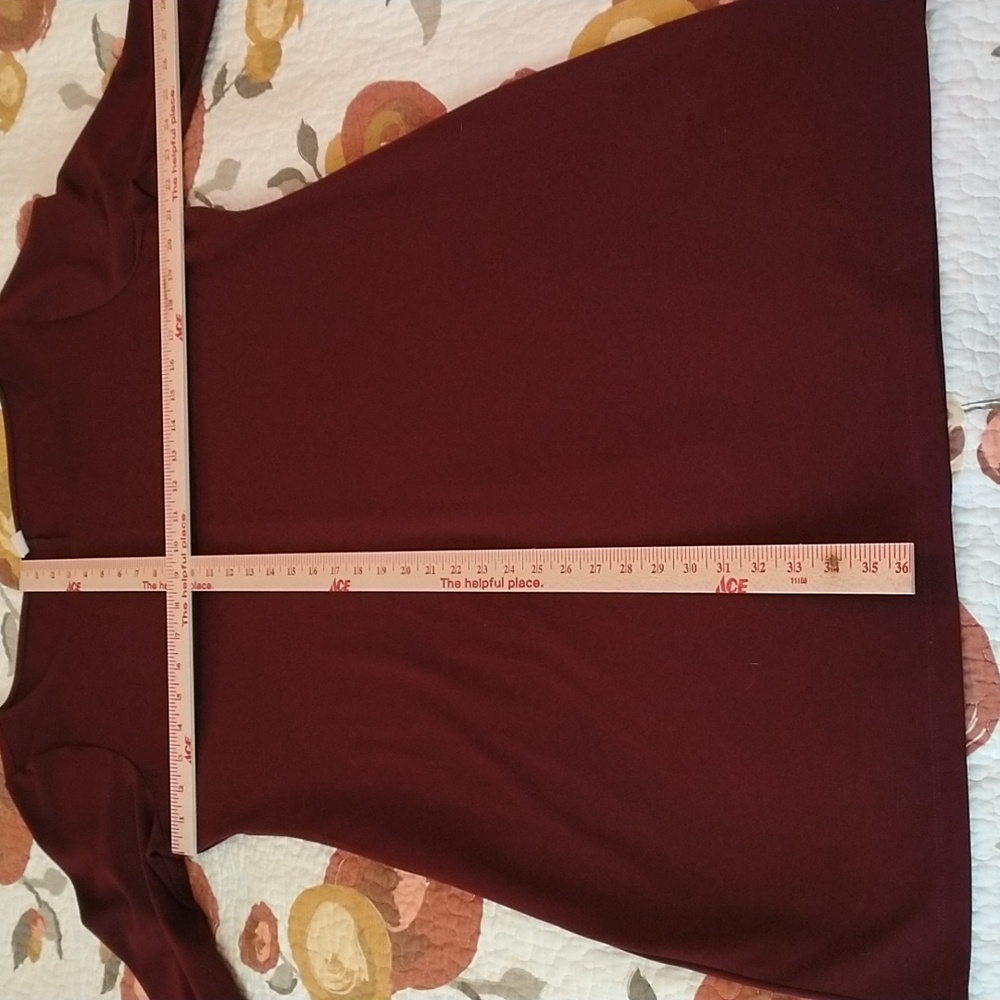 Old Navy women xlarge maroon dress